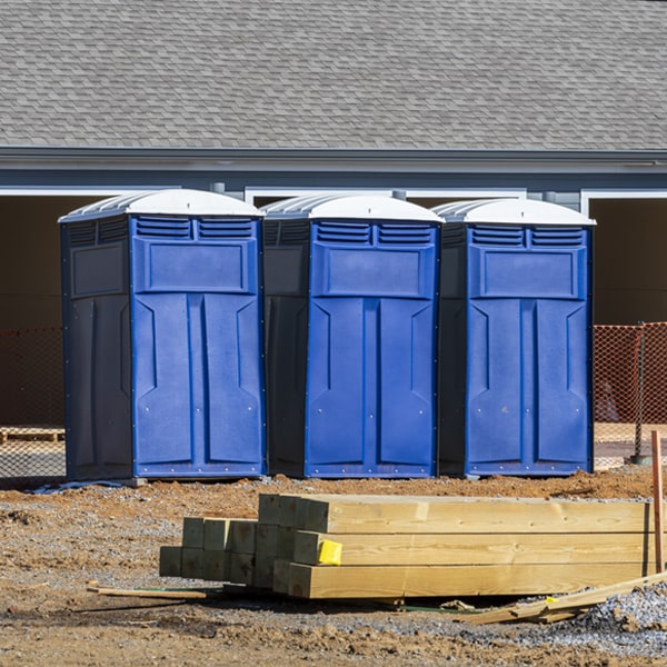 how can i report damages or issues with the portable toilets during my rental period in Birney MT